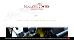 Desktop Screenshot of moulindescostes.com